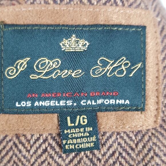 Women's  Brown Blazer Size Large - Picture 5 of 6